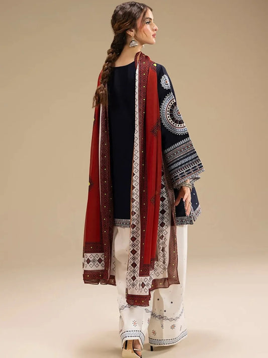 ROYAL BLUE KURTA 3PC