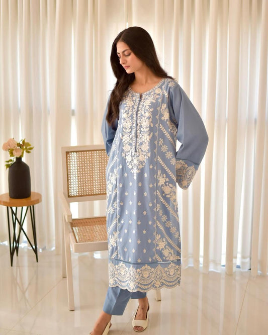 SANOBER EMBROIDERY 3PC