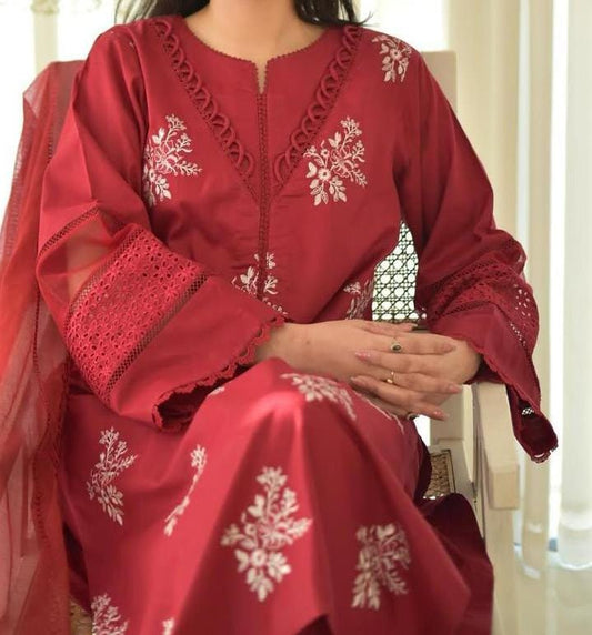 HORIYA MAHROON CO-ORD SET