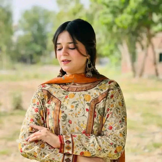 MEHAR LAWN 3PC